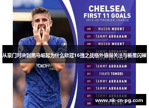 从豪门对决到黑马崛起为什么欧冠16强之战格外值得关注与新星闪耀